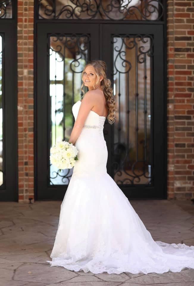 Bridal makeup and updo — Dallas wedding